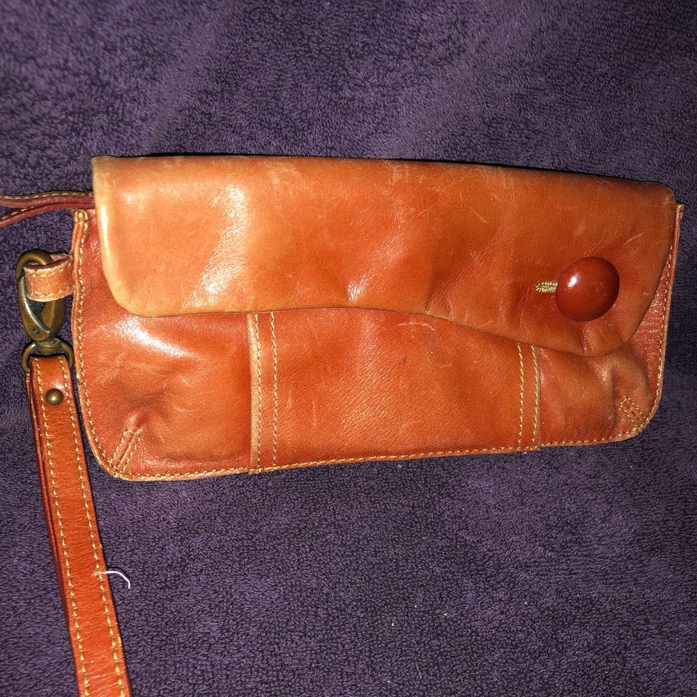 Fossil Leather Wristlet Wallet